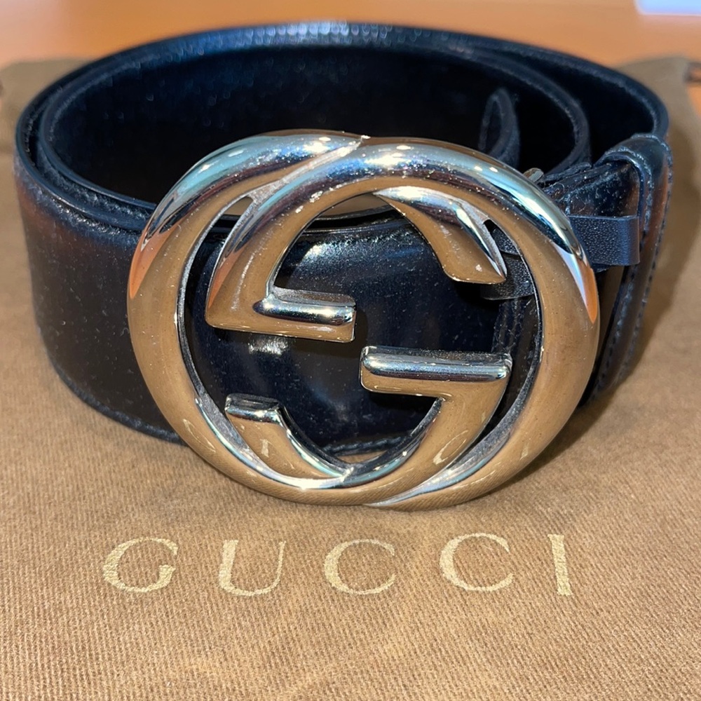 GUCCI Black Leather Women’s Belt